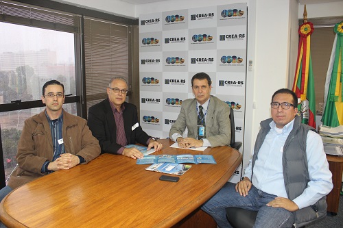Comissão do Câmpus FURG SAP em visita ao CREA RS