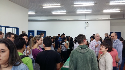 Momento de confraternização do Câmpus FURG SAP e participantes do evento