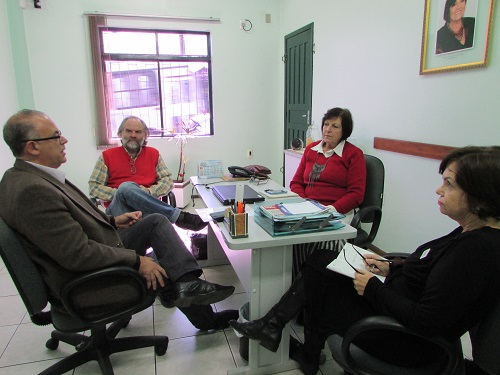 Reunião do Campus FURG SAP e direção da ACISAP