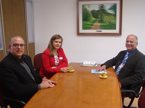 Visita dos representantes da FURG e Polo Santo Antônio à CIENTEC